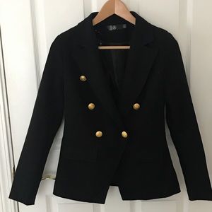 Missguided Black Military Blazer NWOT